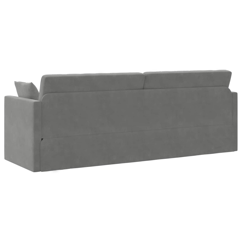 Sofa podłogowa z funkcją spania 200cm Ciemnoszary Aksamit