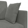 Sofa podłogowa z funkcją spania 200cm Ciemnoszary Aksamit