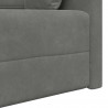 Sofa podłogowa z funkcją spania 200cm Ciemnoszary Aksamit
