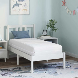 Materac Biały 60 x 120 cm Sprężyna kieszeniowa