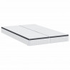 Materac 2 pcs Biały i szary 60 x 200 cm Sprężyna Bonell