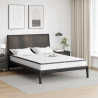 Materac 2 pcs Biały i szary 80 x 200 cm Sprężyna Bonell