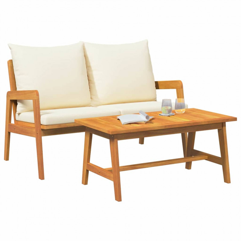 Zestaw bistro 2 pcs Olej Naturalny Lite Drewno Akacji