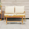 Zestaw bistro 2 pcs Olej Naturalny Lite Drewno Akacji
