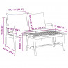 Zestaw bistro 2 pcs Olej Naturalny Lite Drewno Akacji