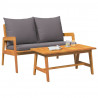 Zestaw bistro 2 pcs Olej Naturalny Lite Drewno Akacji