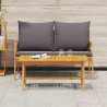 Zestaw bistro 2 pcs Olej Naturalny Lite Drewno Akacji