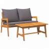 Zestaw bistro 2 pcs Olej Naturalny Lite Drewno Akacji