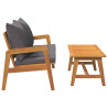 Zestaw bistro 2 pcs Olej Naturalny Lite Drewno Akacji