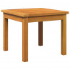 Stolik boczny Olej Naturalny Lite Drewno Akacji