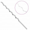 Wsparcie roślin 20 pcs Srebrny 110 x 0.6 x 0.6 cm Stal