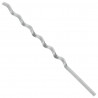 Wsparcie roślin 20 pcs Srebrny 110 x 0.6 x 0.6 cm Stal