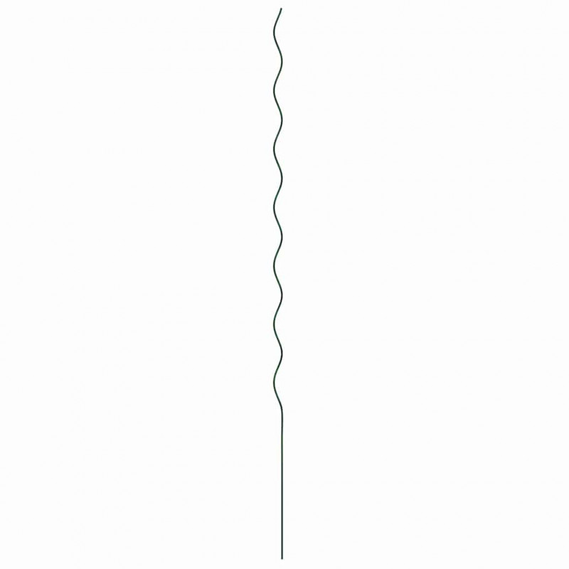 Wsparcie roślin 20 pcs Zielony 110 x 0.6 x 0.6 cm Stal