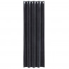 Zasłony zaciemniające 2 pcs Ciemnoszary 140 x 245 cm Aksamit