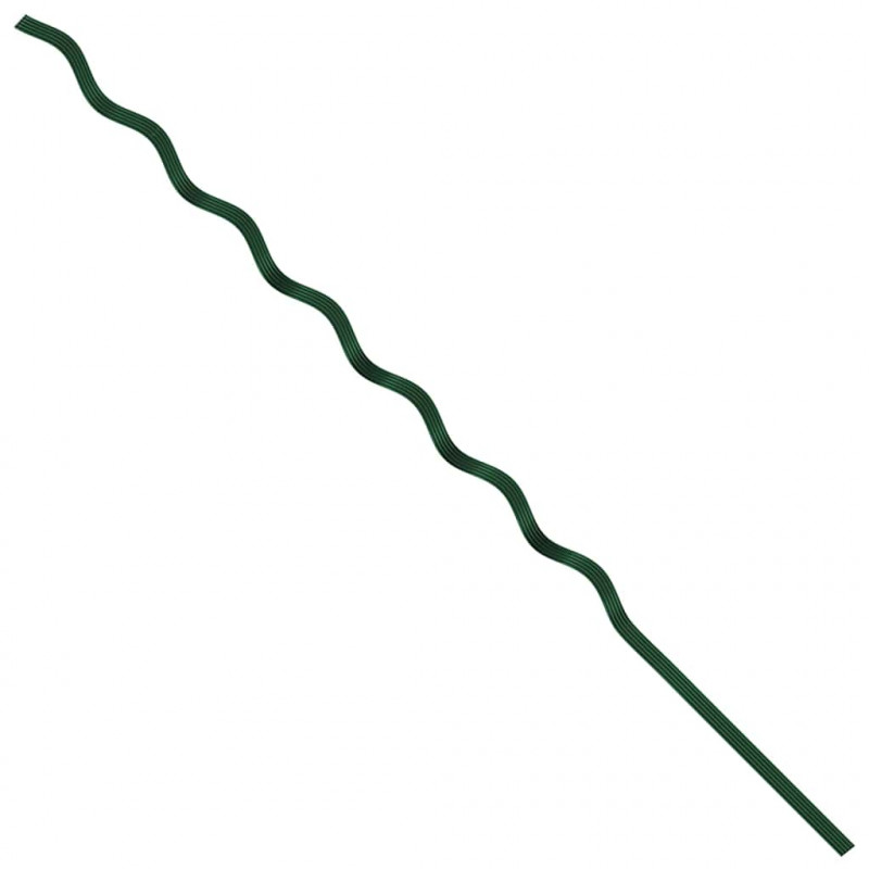 Wsparcie roślin 5 pcs Zielony 110 x 0.6 x 0.6 cm Stal