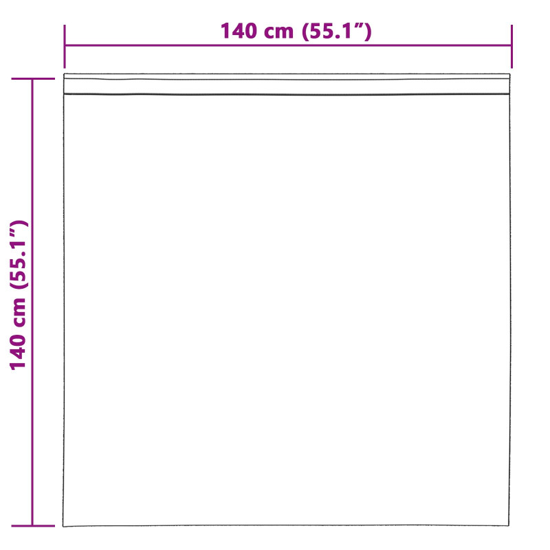 Zasłony zaciemniające 2 pcs Ciemnoszary 140 x 140 cm Aksamit
