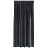 Zasłony zaciemniające 2 pcs Ciemnoszary 140 x 175 cm Aksamit