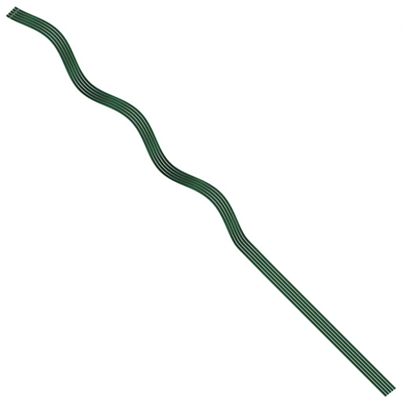 Wsparcie roślin 5 pcs Zielony 110 x 0.6 x 0.6 cm Stal