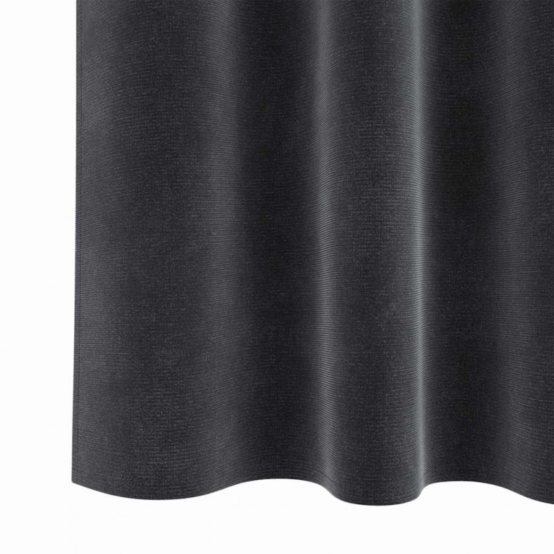 Zasłony zaciemniające 2 pcs Ciemnoszary 140 x 245 cm Aksamit