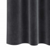 Zasłony zaciemniające 2 pcs Ciemnoszary 140 x 245 cm Aksamit