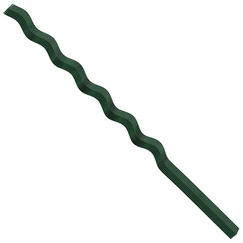 Wsparcie roślin 50 pcs Zielony 110 x 0.6 x 0.6 cm Stal