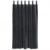 Zasłony zaciemniające 2 pcs Ciemnoszary 140 x 175 cm Aksamit
