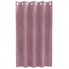 Zasłony zaciemniające 2 pcs Ciemny Róż 140 x 140 cm Aksamit