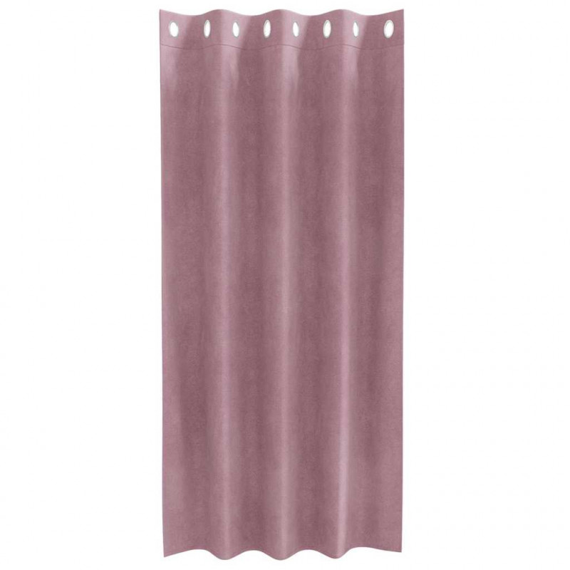 Zasłony zaciemniające 2 pcs Ciemny Róż 140 x 175 cm Aksamit