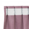Zasłony zaciemniające 2 pcs Ciemny Róż 140 x 140 cm Aksamit