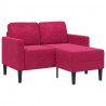 Sofa 2-osobowa z szezlongiem w kształcie litery L