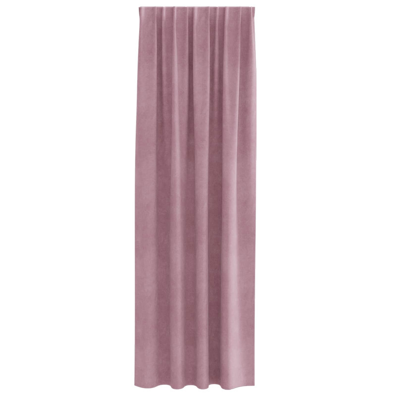Zasłony zaciemniające 2 pcs Ciemny Róż 140 x 260 cm Aksamit