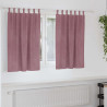 Zasłony zaciemniające 2 pcs Ciemny Róż 140 x 140 cm Aksamit