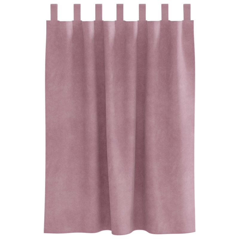 Zasłony zaciemniające 2 pcs Ciemny Róż 140 x 140 cm Aksamit