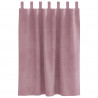 Zasłony zaciemniające 2 pcs Ciemny Róż 140 x 140 cm Aksamit