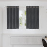 Zasłony zaciemniające 2 pcs Jasnoszary 140 x 140 cm Aksamit