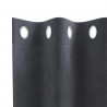 Zasłony zaciemniające 2 pcs Jasnoszary 140 x 140 cm Aksamit