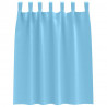 Firany blackout z kółkami 2 pcs Jasnoniebieski 140 x 140 cm