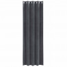Zasłony zaciemniające 2 pcs Jasnoszary 140 x 245 cm Aksamit