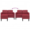 Sofa 2-osobowa z szezlongiem w kształcie litery L