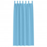 Firany blackout z kółkami 2 pcs Jasnoniebieski 225 x 140 cm