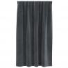 Zasłony zaciemniające 2 pcs Jasnoszary 140 x 140 cm Aksamit