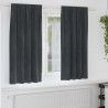 Zasłony zaciemniające 2 pcs Jasnoszary 140 x 175 cm Aksamit