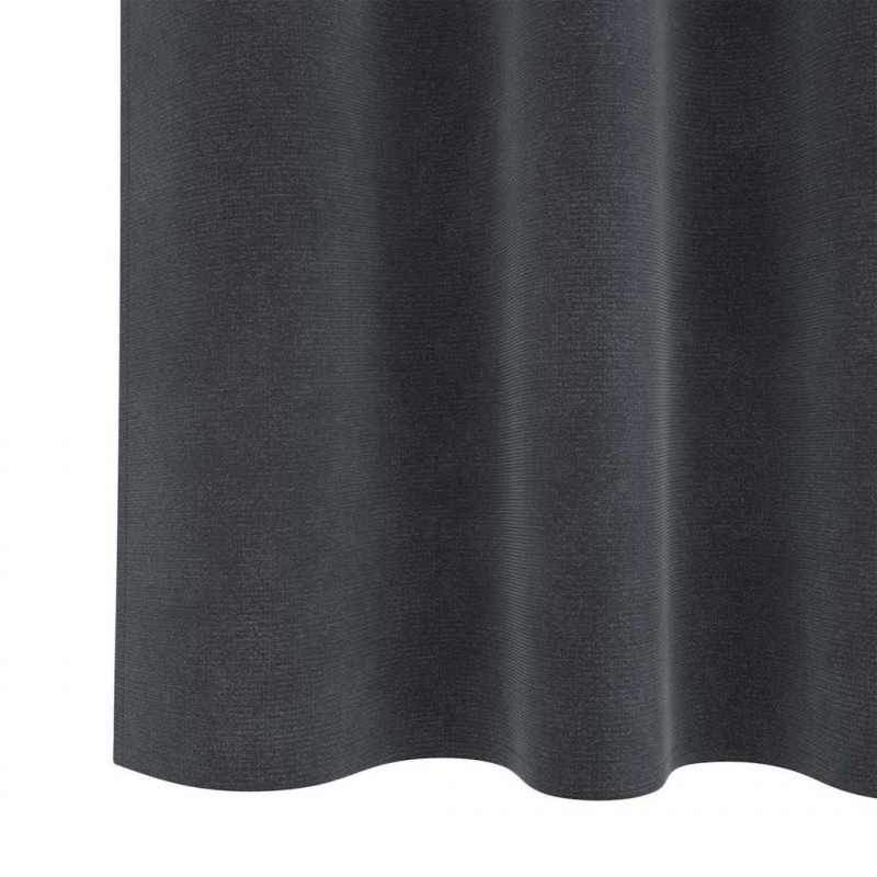 Zasłony zaciemniające 2 pcs Jasnoszary 140 x 175 cm Aksamit