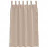 Firany blackout z kółkami 2 pcs Ciemnoszary 175 x 140 cm