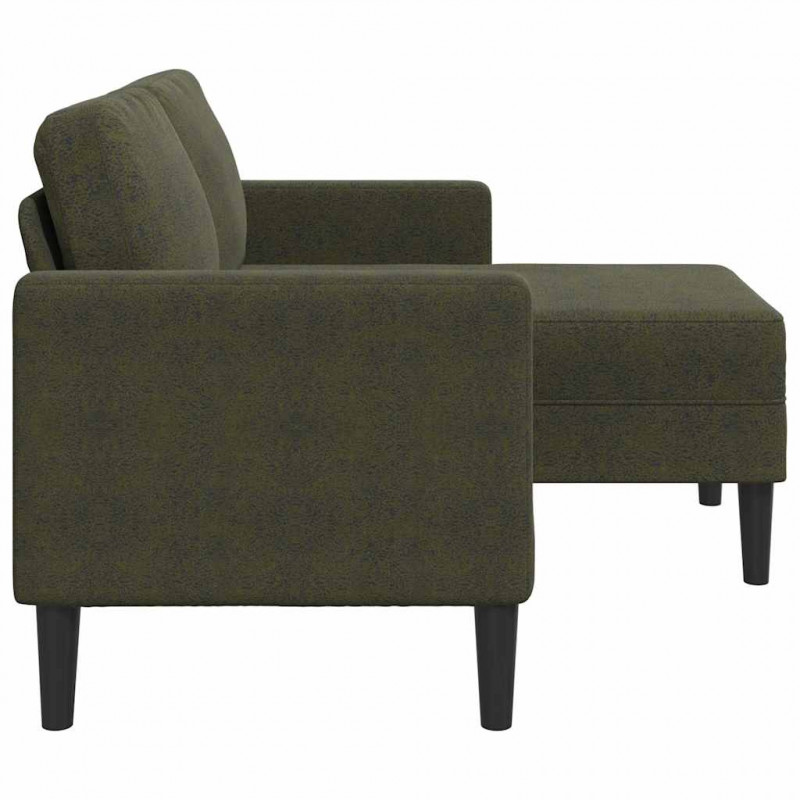 Sofa 2-osobowa z szezlongiem w kształcie litery L