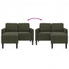 Sofa 2-osobowa z szezlongiem w kształcie litery L