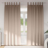 Firany blackout z kółkami 2 pcs Ciemnoszary 245 x 140 cm