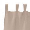 Firany blackout z kółkami 2 pcs Ciemnoszary 260 x 140 cm