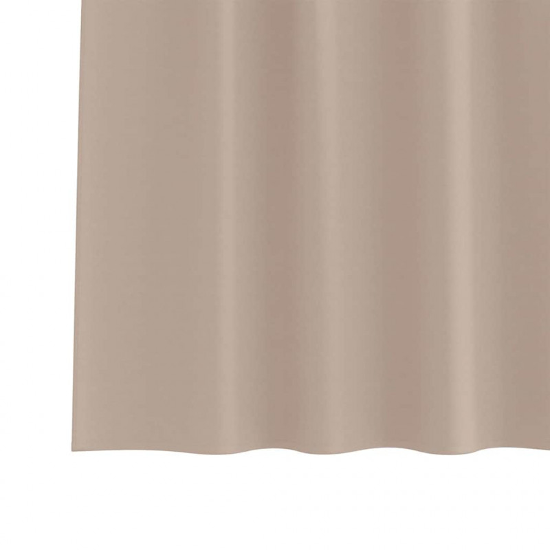 Firany blackout z kółkami 2 pcs Ciemnoszary 260 x 140 cm