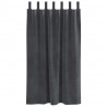 Zasłony zaciemniające 2 pcs Jasnoszary 140 x 175 cm Aksamit